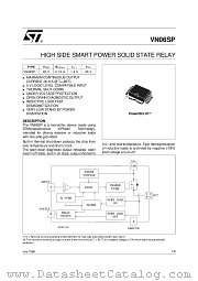 VN06SP datasheet pdf SGS Thomson Microelectronics