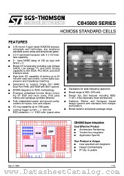 CB45000-SERIES datasheet pdf SGS Thomson Microelectronics