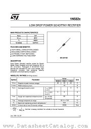 1N582X datasheet pdf SGS Thomson Microelectronics