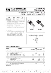 STP3NA100FI datasheet pdf SGS Thomson Microelectronics