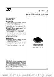 STV6411A datasheet pdf SGS Thomson Microelectronics