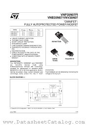 VNV35N07 datasheet pdf SGS Thomson Microelectronics