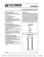 EF6805U3 datasheet pdf SGS Thomson Microelectronics