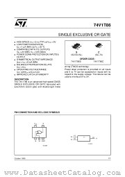 74V1T86 datasheet pdf SGS Thomson Microelectronics