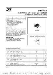 STN2NE06 datasheet pdf SGS Thomson Microelectronics