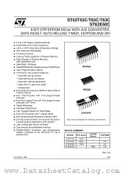 ST62T60C datasheet pdf SGS Thomson Microelectronics