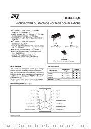 TS339M datasheet pdf SGS Thomson Microelectronics