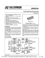 UDN2916A datasheet pdf SGS Thomson Microelectronics