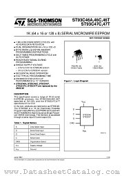 ST93C47T datasheet pdf SGS Thomson Microelectronics
