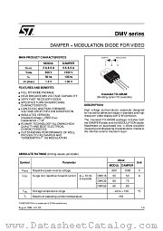 DMV-SERIES datasheet pdf SGS Thomson Microelectronics