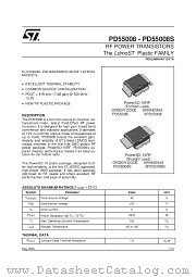 PD55008S datasheet pdf SGS Thomson Microelectronics