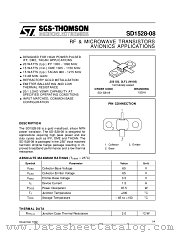 SD1528-08 datasheet pdf SGS Thomson Microelectronics