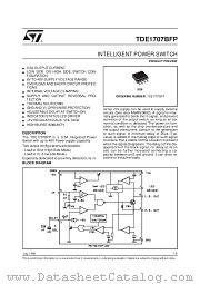 TDE1707BFP datasheet pdf SGS Thomson Microelectronics