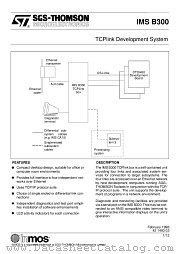 IMS-B300 datasheet pdf SGS Thomson Microelectronics