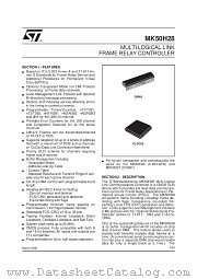 MK50H28 datasheet pdf SGS Thomson Microelectronics
