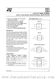 TS972 datasheet pdf SGS Thomson Microelectronics