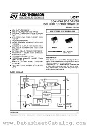 L6377 datasheet pdf SGS Thomson Microelectronics