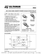 VN31 datasheet pdf SGS Thomson Microelectronics
