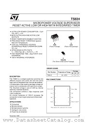 TS834 datasheet pdf SGS Thomson Microelectronics
