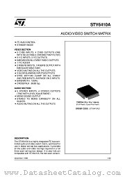 STV6410A datasheet pdf SGS Thomson Microelectronics