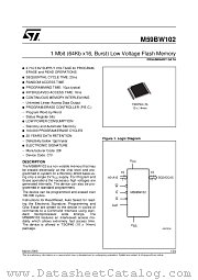 M59BW102 datasheet pdf SGS Thomson Microelectronics