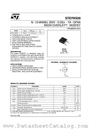 STD7NS20 datasheet pdf SGS Thomson Microelectronics
