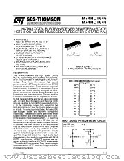 M74HCT646 datasheet pdf SGS Thomson Microelectronics