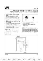 LPR30 datasheet pdf SGS Thomson Microelectronics