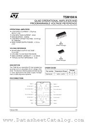 TSM104 datasheet pdf SGS Thomson Microelectronics