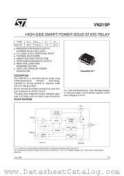 VN21SP datasheet pdf SGS Thomson Microelectronics