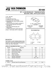 SD1680 datasheet pdf SGS Thomson Microelectronics
