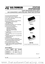 ST62E62B datasheet pdf SGS Thomson Microelectronics