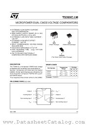 TS393I datasheet pdf SGS Thomson Microelectronics