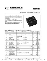 GS3T5-5.2 datasheet pdf SGS Thomson Microelectronics