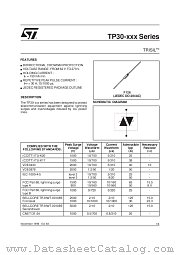 TP30-XXX-SERIES datasheet pdf SGS Thomson Microelectronics