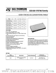 GS120T48-3.3 datasheet pdf SGS Thomson Microelectronics
