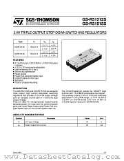 GS-R51212S datasheet pdf SGS Thomson Microelectronics