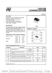 LS5060B datasheet pdf SGS Thomson Microelectronics