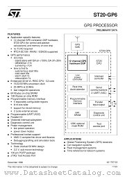 ST20-GP6 datasheet pdf SGS Thomson Microelectronics