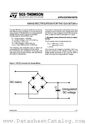 AN645 datasheet pdf SGS Thomson Microelectronics