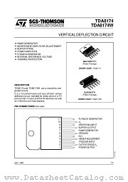 TDA8174W datasheet pdf SGS Thomson Microelectronics