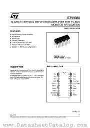 STV9380 datasheet pdf SGS Thomson Microelectronics