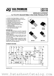 LM217MT datasheet pdf SGS Thomson Microelectronics