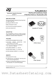 TLPXXG-1 datasheet pdf SGS Thomson Microelectronics