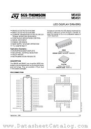 M5450 datasheet pdf SGS Thomson Microelectronics