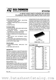 STV5728 datasheet pdf SGS Thomson Microelectronics