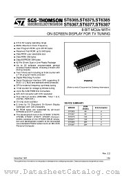 ST6375B1 datasheet pdf SGS Thomson Microelectronics