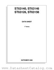 ST63126B1 datasheet pdf SGS Thomson Microelectronics