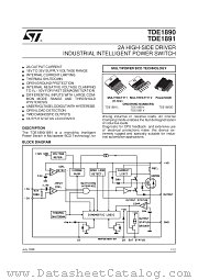 TDE1891 datasheet pdf SGS Thomson Microelectronics