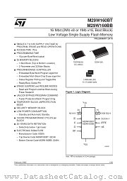 M29W160BB datasheet pdf SGS Thomson Microelectronics